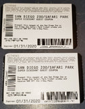 SD Zoo/Safari 1 day admission x2 & 50% off 1 day admission x 2